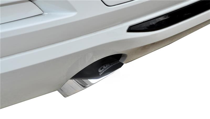 Corsa 12-14 BMW 335i Sedan AWD F30 3in Polished Touring Dual Rear Single 3.5in Tip Cat-Back - 14938