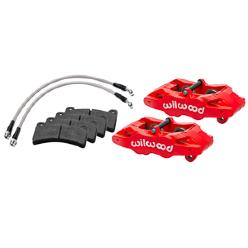 Wilwood 05-13 Corvette C6 Base Models DPC56 Rear Caliper Kit - Red - 140-17668-R