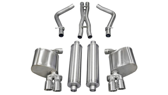 Corsa 2011-2013 Dodge Charger R/T 5.7L V8 Polished Sport Cat-Back Exhaust - 14525