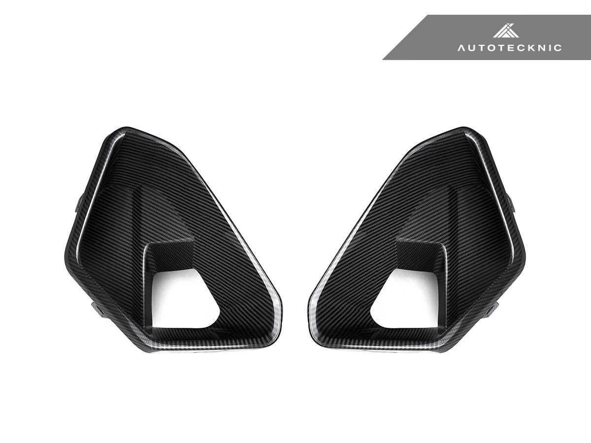 AutoTecknic Carbon Fiber Front Bumper Air Vent Set - BMW G06 X6 M-Sport LCI