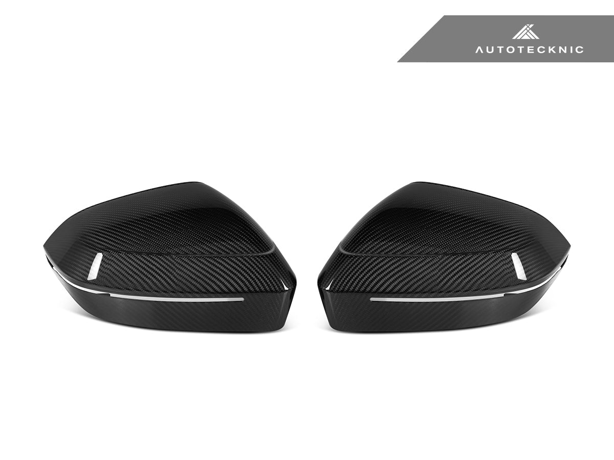 AutoTecknic Dry Carbon Fiber Mirror Cap Set - BMW G60 5-Series | G70 7-Series