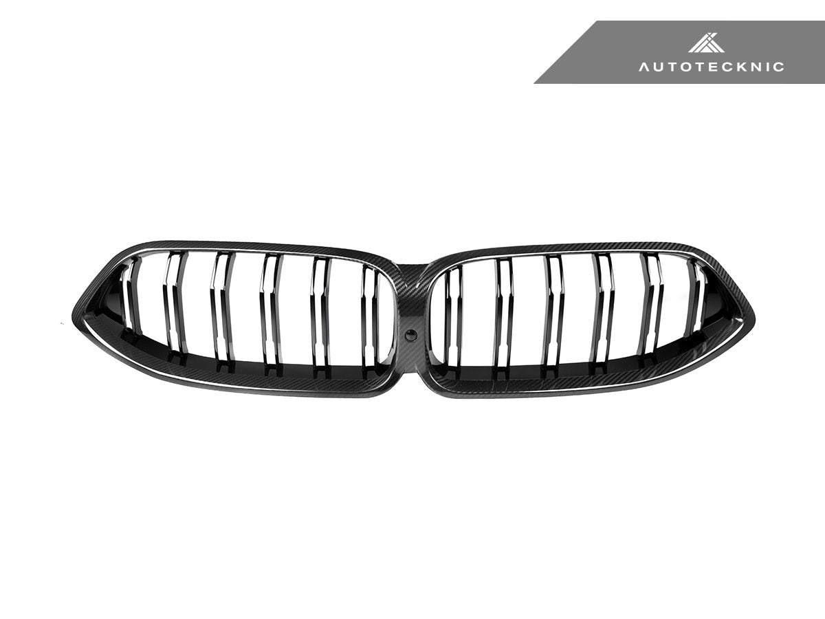 AutoTecknic Dry Carbon Dual-Slats Front Grille - BMW F91/ F92/ F93 M8