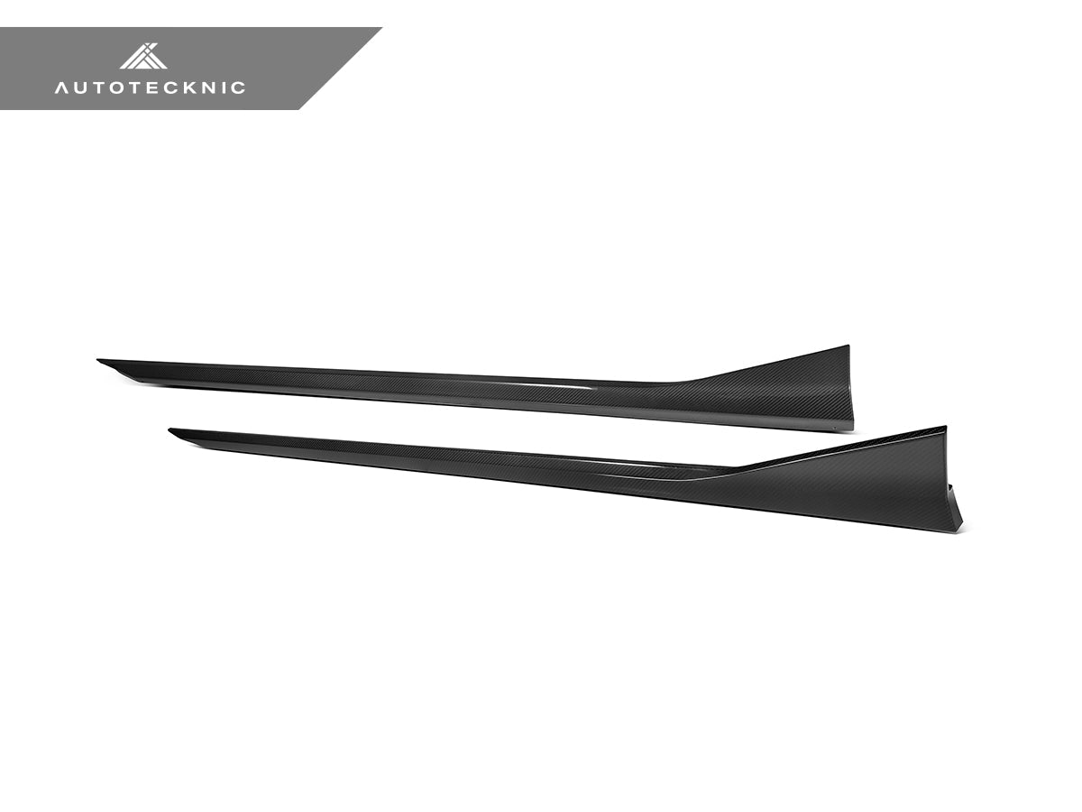 AutoTecknic Dry Carbon Fiber Side Skirt Extension Set - BMW G90/ G99 M5