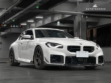 Load image into Gallery viewer, AutoTecknic Dry Carbon Podium Front Bumper Lower Vent Set - BMW G87 M2