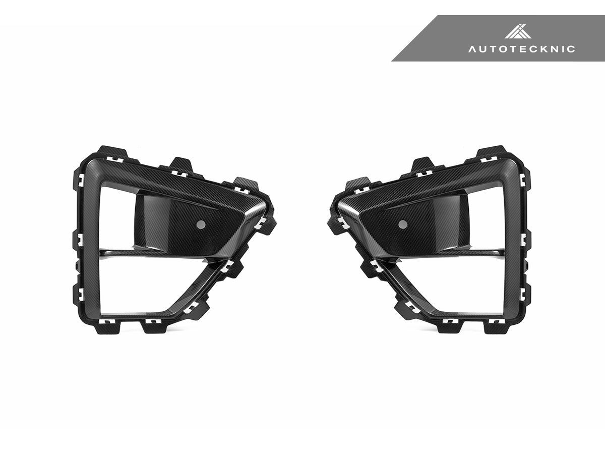 AutoTecknic Dry Carbon Front Bumper Vent Set - BMW F95 X5M LCI | F96 X6M LCI