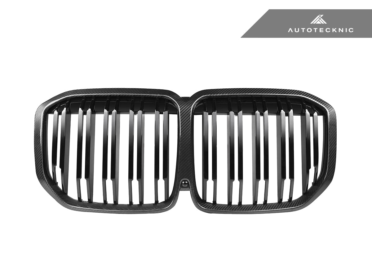 AutoTecknic Dual-Slats Dry Carbon Front Grille - BMW G07 X7 Pre-LCI