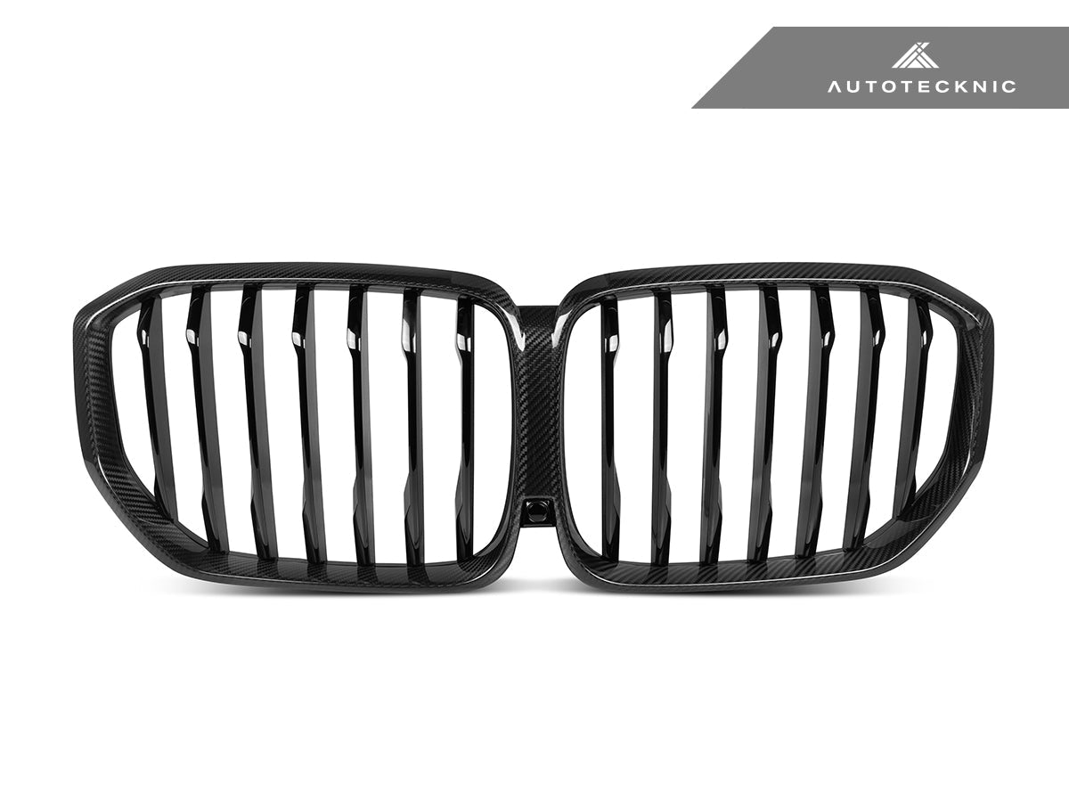 AutoTecknic Dry Carbon Fiber Front Grille - BMW G05 X5 Pre-LCI