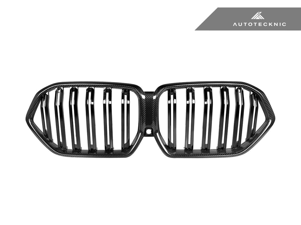 AutoTecknic Dual-Slats Dry Carbon Front Grille - BMW G06 X6 Pre-LCI