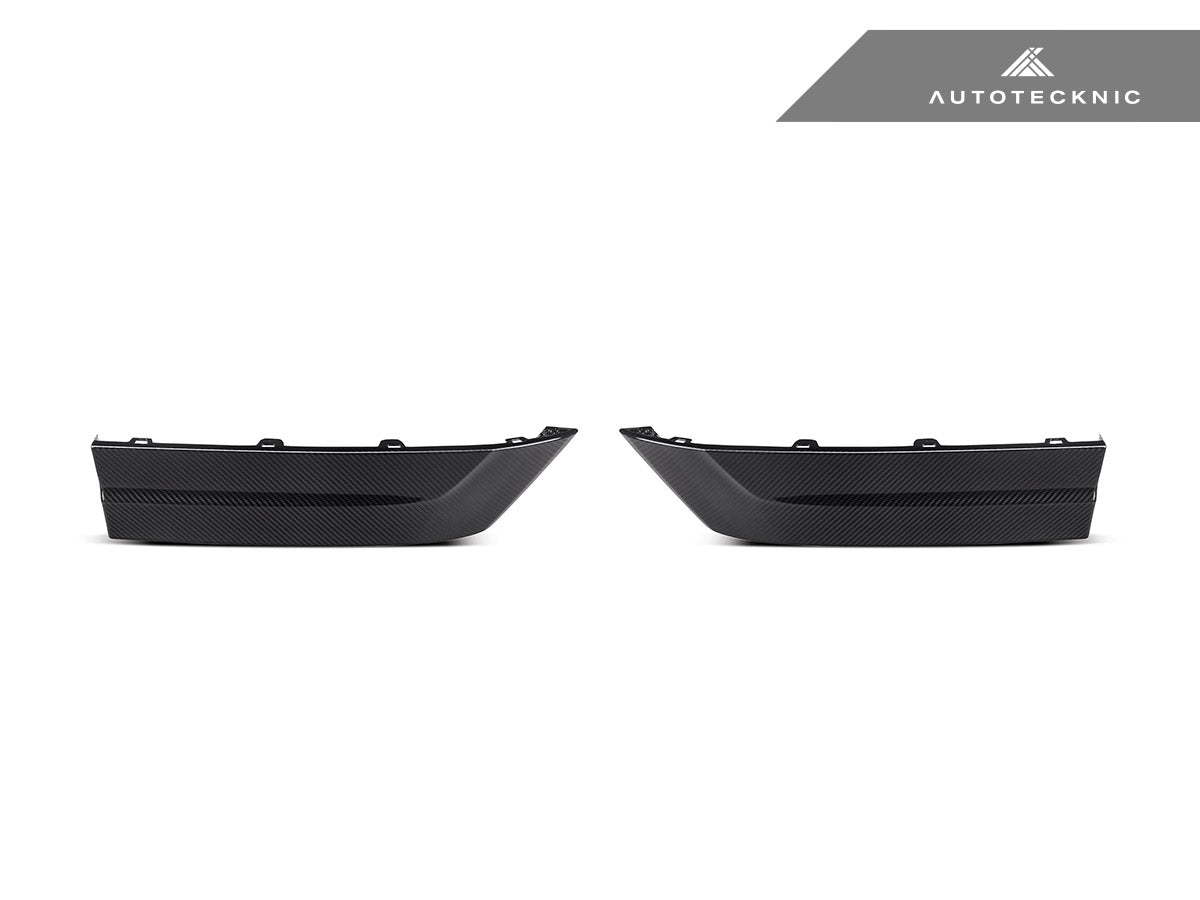 AutoTecknic Carbon Fiber Rear Splitter Set - BMW F96 X6M