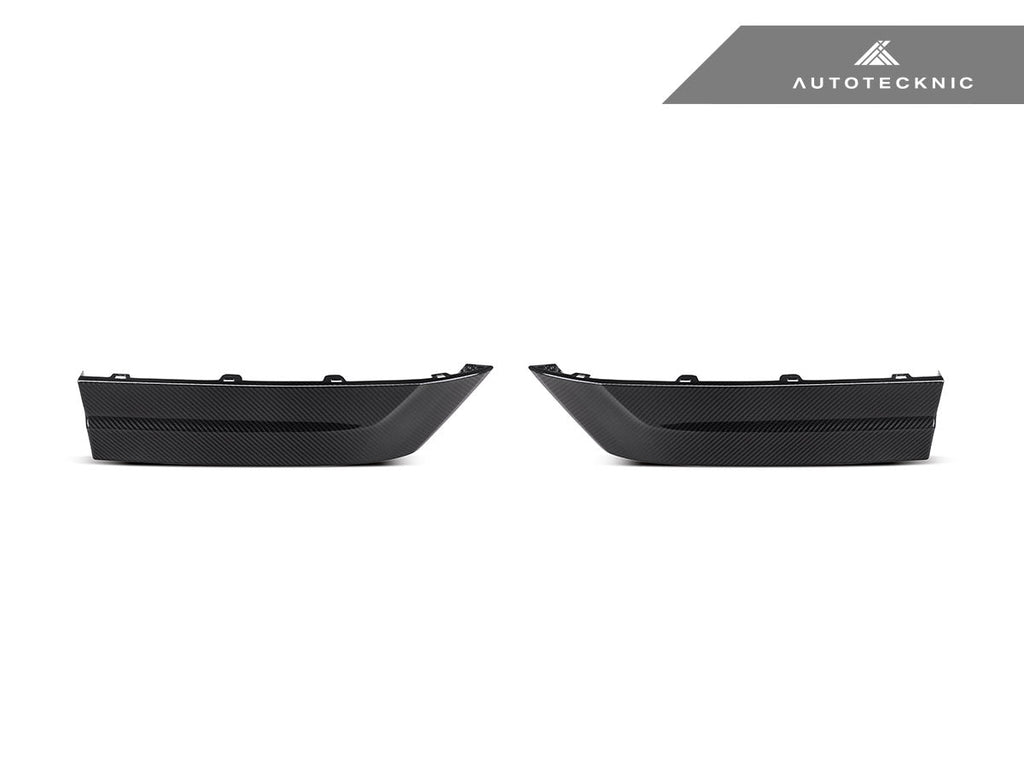 AutoTecknic Carbon Fiber Rear Splitter Set - BMW F96 X6M