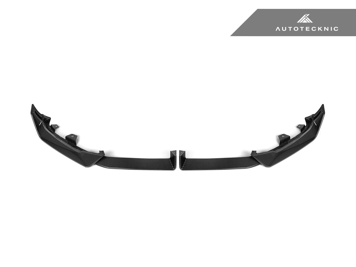 AutoTecknic Dry Carbon Front Lip Set - BMW G06 X6 M-Sport LCI