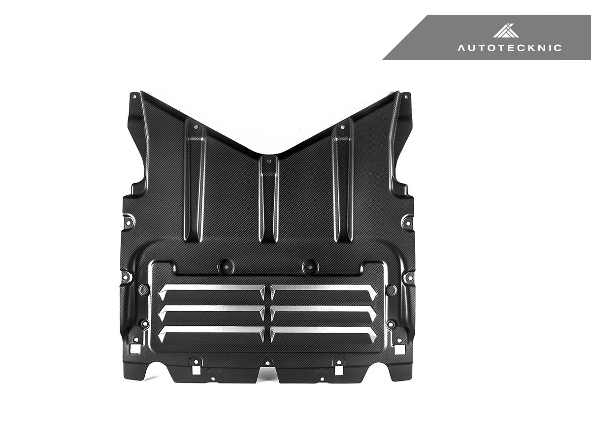 AutoTecknic Pre-Preg Carbon Oil Cooler Skid Plate - BMW G90/ G99 M5