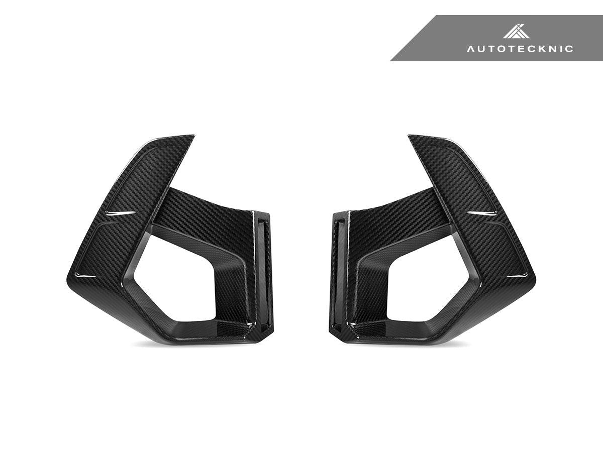 AutoTecknic Dry Carbon Front Bumper Air Vent Set - BMW F97 X3M LCI | F98 X4M LCI