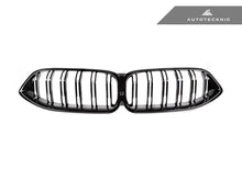 Load image into Gallery viewer, AutoTecknic Dual-Slats Gloss Black Front Grille - BMW G14/ G15/ G16 8-Series