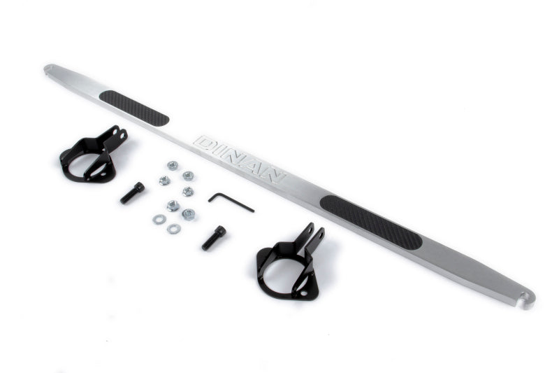Dinan 99-06 BMW 323i/325i/328i/330i/M3 (E46) Brushed Alum. w/Carbon Inlays Shock Tower Brace - Rear - D180-0461