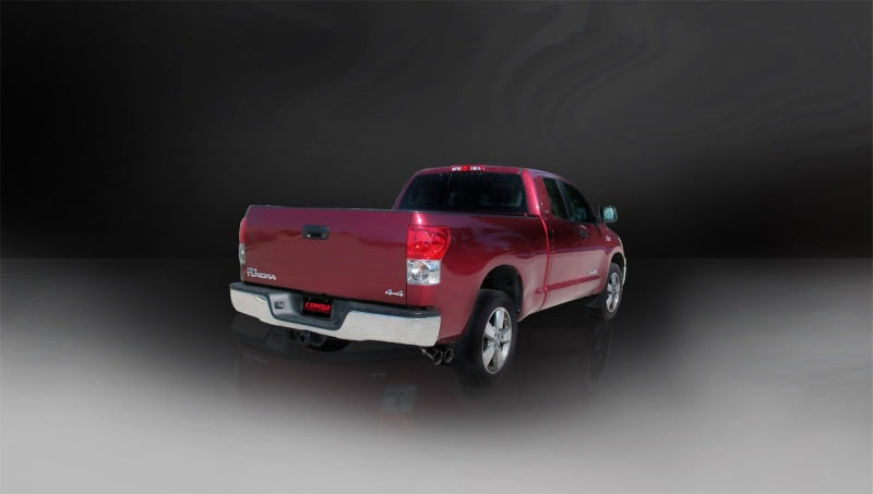 Corsa 2011-2021 Toyota Tundra Double Cab/Crew Max 5.7L V8 Black Sport Cat-Back Exhaust - 14916BLK