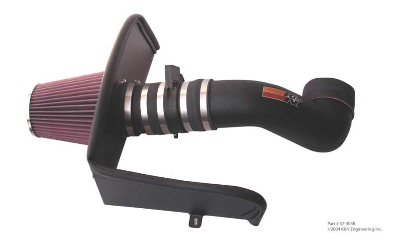 K&N 03-04 Chevrolet Trailblazer V8-5.3L / 03-04 GMC Envoy V8-5.3L Performance Intake Kit - 57-3048