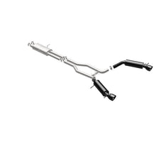Load image into Gallery viewer, MagnaFlow Cat-Back 15-16 Land Rover Ranger Rover V6 SS 2.5in Dual Split Rear Exit 4.5in Black Tips - 19123