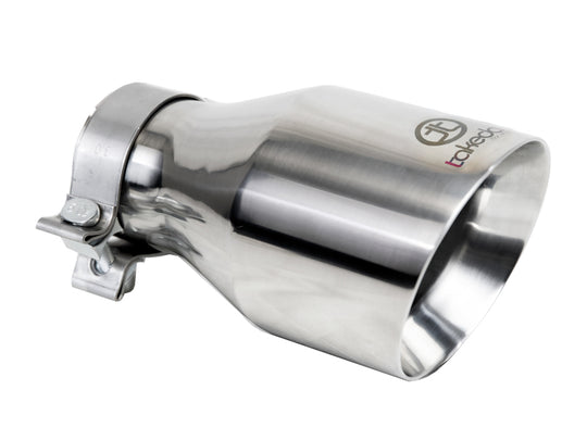 aFe Takeda Universal Exhaust Tip 3 IN Inlet x 5 IN Outlet x 9 IN L- Polished - 49T30504-P09