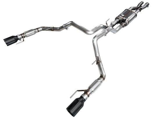 AWE Tuning Gen 3 Ford Raptor SwitchPath Exhaust - Diamond Black Tips - 3025-33356