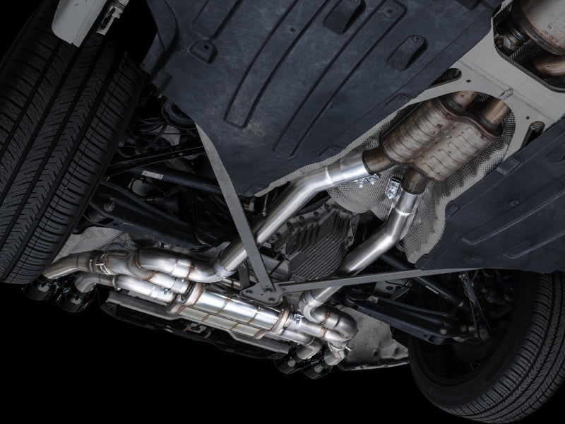 AWE Tuning 20-25 BMW X3 M/M Comp (F97) AWD SwitchPath Axle-Back Exhaust - Diamond Black Tips - 3025-43301