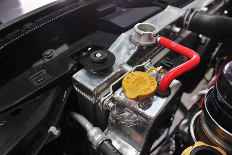 Mishimoto 08+ Subaru WRX/STI Polished Aluminum Coolant Overflow Tank - MMRT-STI-08