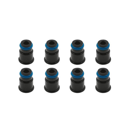 BLOX Racing 11mm Adapter Top (1/2in) w/Viton O-Ring (Set of 8) - BXEF-AT-11S-8