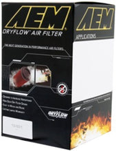 Load image into Gallery viewer, AEM 2-3/4in x 6-7/8in Oval Dryflow Air Filter - 21-2128DK