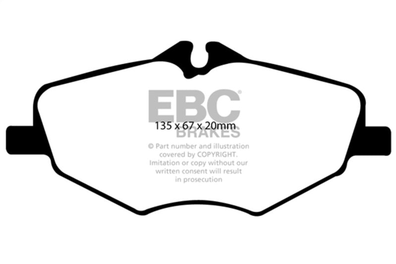 EBC 06-09 Mercedes-Benz E320 3.0 TD Ultimax2 Front Brake Pads - UD987