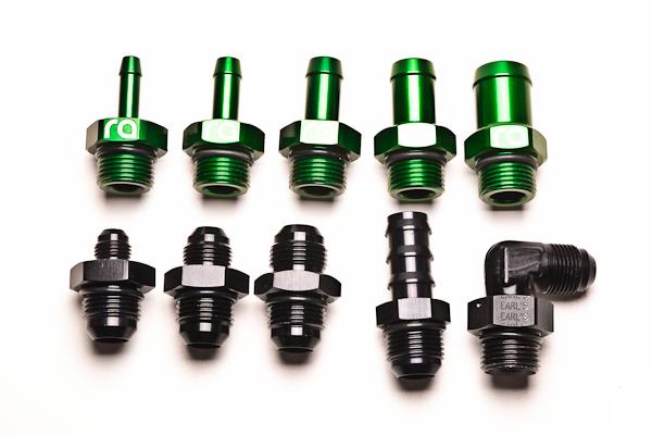 Radium Engineering 3 Into 1 Distribution Block w/ Fittings - 20-0237