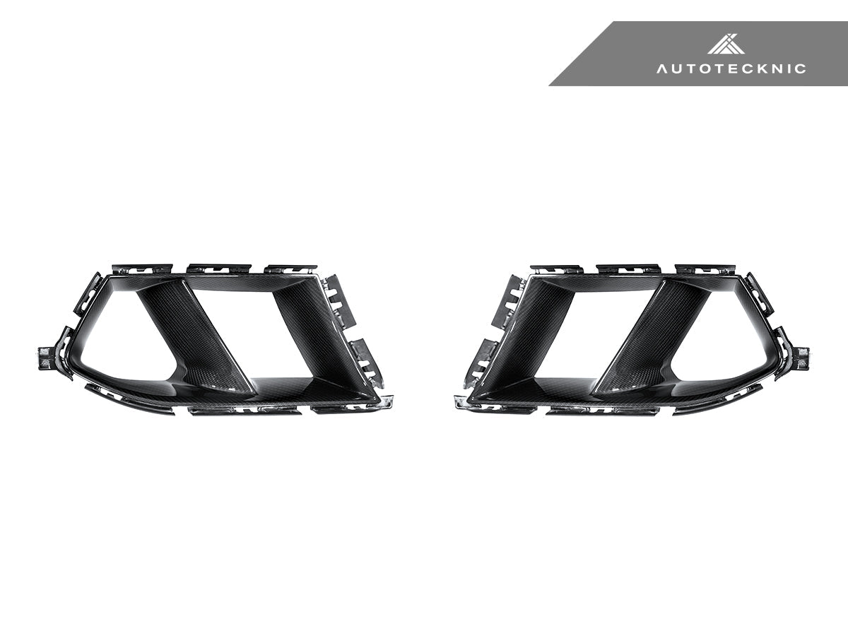 AutoTecknic Dry Carbon Front Bumper Lower Vent Set - BMW G80 M3 | G82/ G83 M4