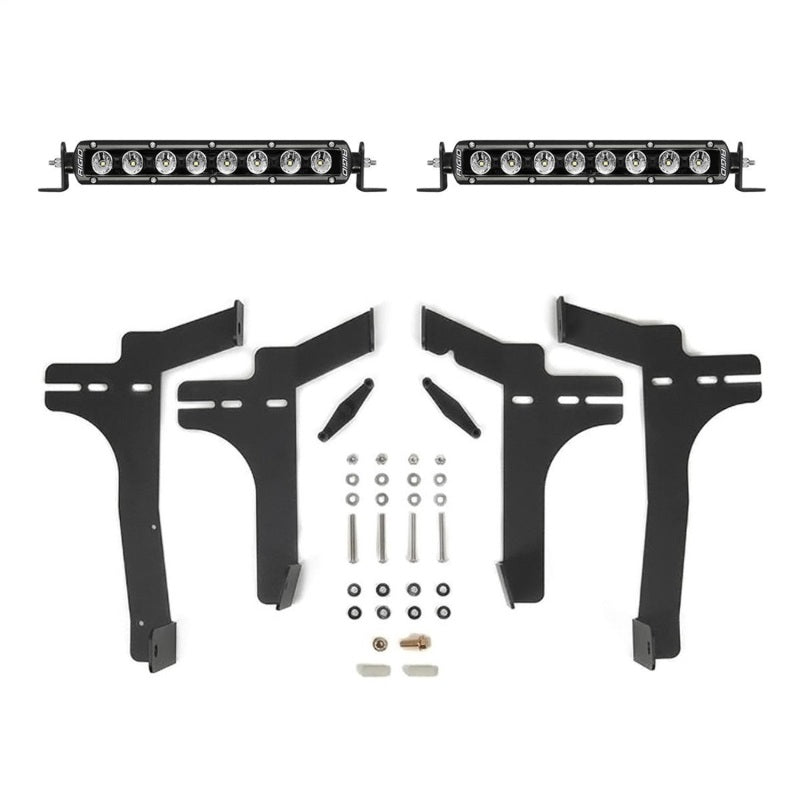 Rigid Industries 24+ Toyota Tacoma 10in. SR Radiance Grill Kit - 46812