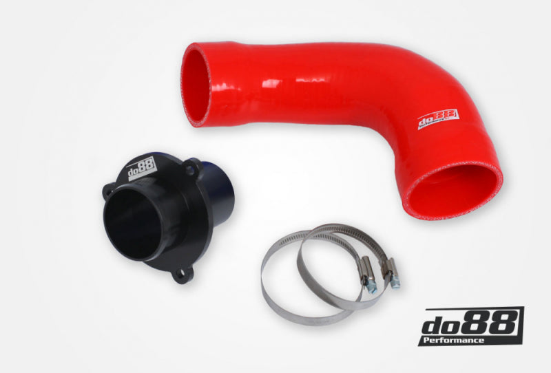 do88 VAG 1.8 2.0 TSI (MQB) Turbo Muffler Delete do88 TR-340 Red Hose - CP-110R-DO88-2