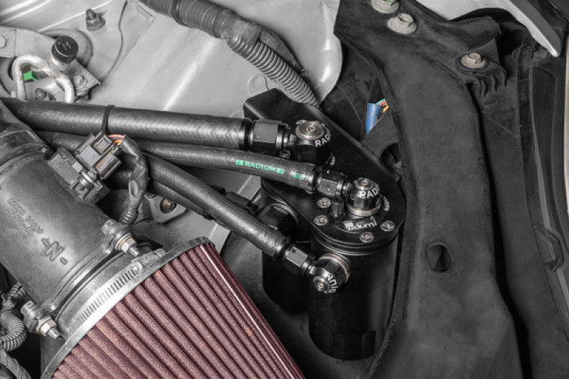 Radium Engineering Dual Catch Can Kit Nissan Z33 V35 VQ35DE/HR Fluid Lock - 20-0729-FL