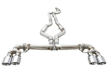 Load image into Gallery viewer, AWE Tuning 2019+ BMW M340i (G20) Track Edition Exhaust - Quad Chrome Silver Tips - 3020-42078