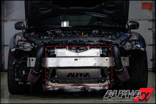 Load image into Gallery viewer, AMS Performance 2009+ Nissan R35 GTR Alpha Race Front Mount Intercooler Kit w/Logo