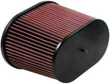 Load image into Gallery viewer, K&amp;N Universal Air Filter - Oval Straight - 3.688in Flange ID x 10.25in Base O/S Length x 7.875in H - RC-5178