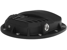 Load image into Gallery viewer, aFe Power Pro Series AAM 9.5/9.76 Rear Diff Cover Black w/Mach Fins 14-19 GM Silverado/Sierra 1500 - 46-71120B