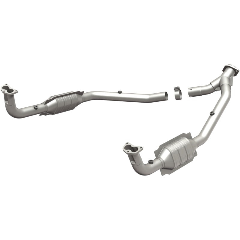 MagnaFlow DF Cat. Conv 97 Land Rover Defender 90 4.0L Y-Pipe Assy / 96-99 Discovery 4.0L Y-Pipe Assy - 93690