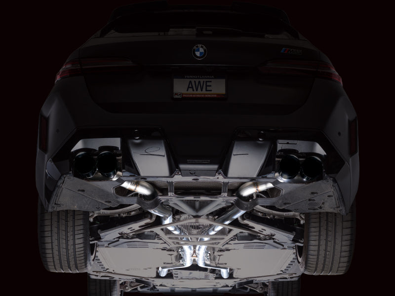 AWE Tuning BMW G90/G99 M5 Track Edition Cat-Back Exhaust - Diamond Black Tips - 3020-43790