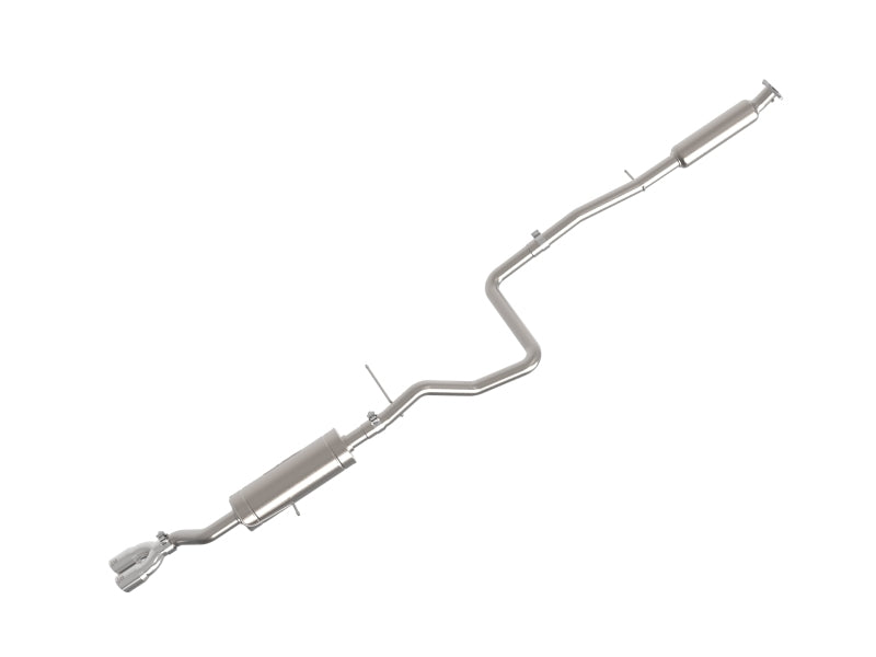 aFe Takeda Series 2 1/2in 304 SS Cat-Back 14-19 Ford Fiesta L4-1.6L w/Polished Tip - 49-33134-P