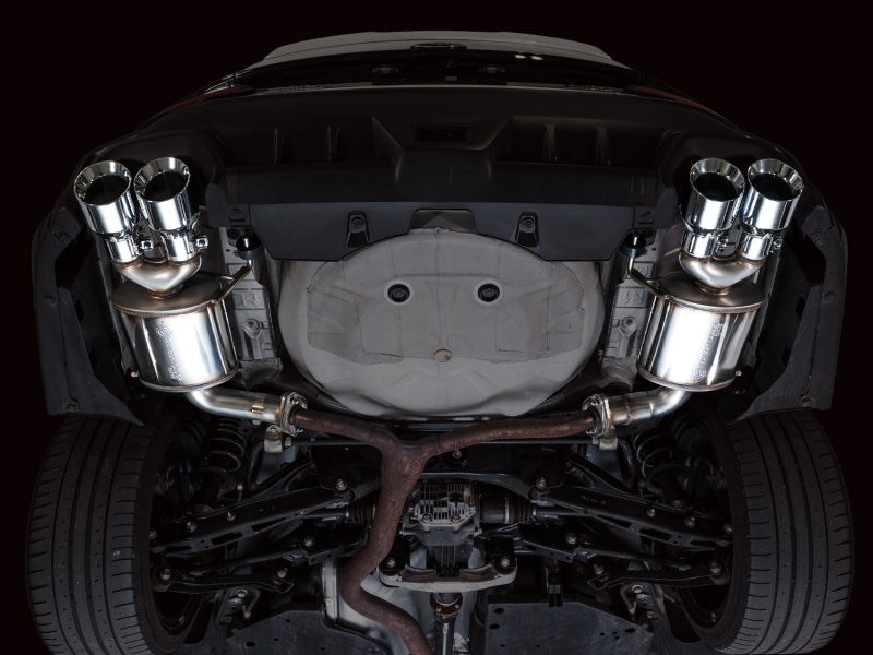 AWE Tuning 22-25 Subaru VB WRX Touring Edition Axle-Back Exhaust - Chrome Silver Tips - 3015-42424