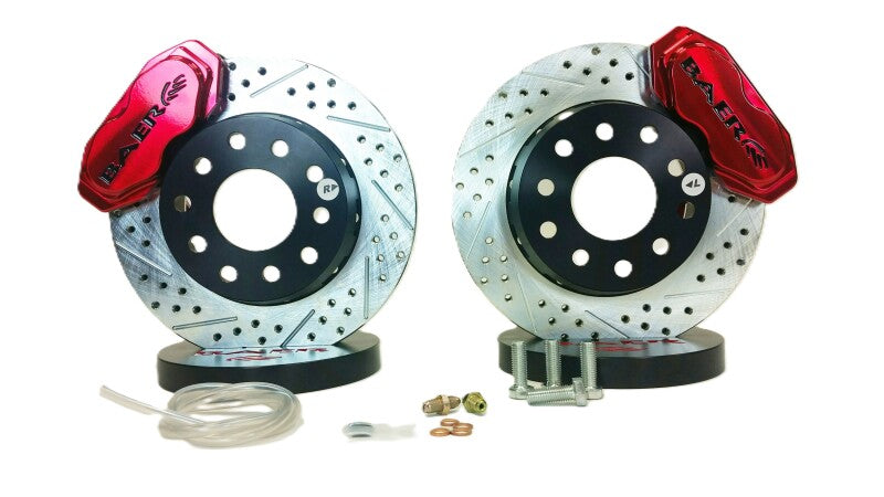 Baer Brakes 05-14 Ford Mustang (S197) 11in SS4+ Deep Stage Front SDZ Brake Kit - Fire Red - 4261377FR
