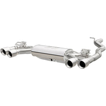 Load image into Gallery viewer, MagnaFlow Sys C/B 2015-2017 Volkswagen Golf R 3in Polished SS Quad Tip Split Rear Exit - 19165