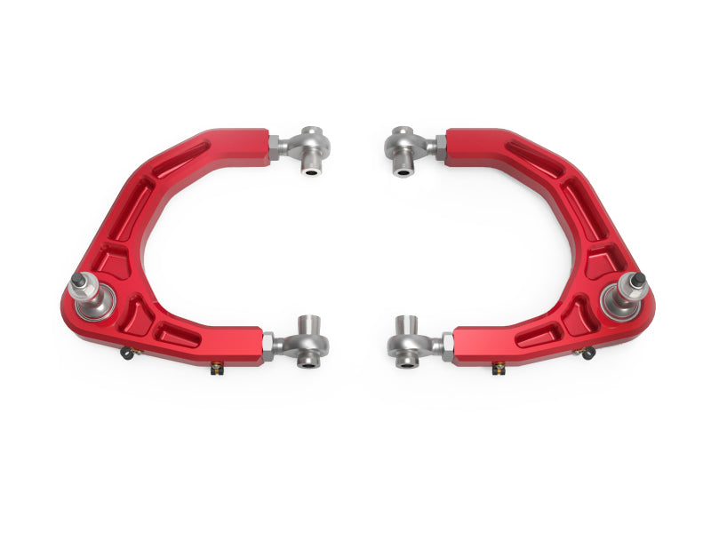 aFe Control 05-23 Toyota Tacoma Upper Control Arms - Red Anodized Billet Aluminum - 460-72T005-R