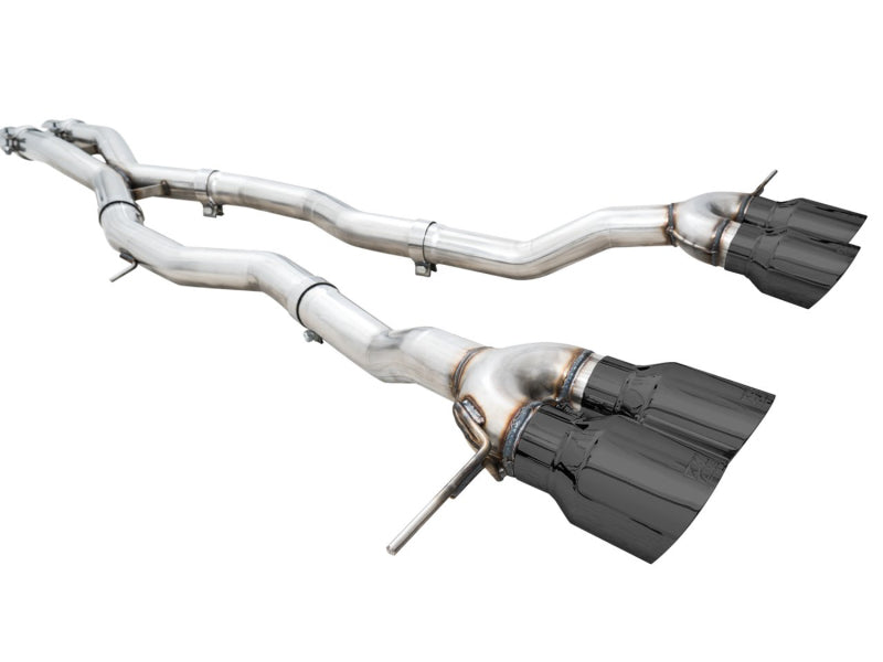 AWE Tuning Track Edition Cat-Back Exhaust for BMW G8X M3/M4 - Diamond Black Tips - 3020-42482