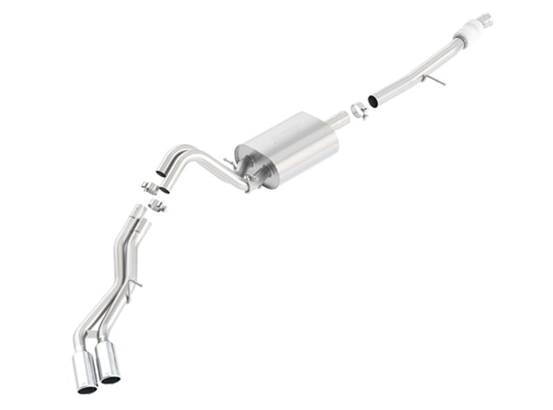 Borla Touring Cat Back 15-16 Chevy Suburban 5.3L V8 2.75in, 2.25in Dual Same Side Exit 4in Tips - 140558