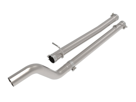 aFe Vulcan Series 3in 304 Stainless Steel Muffler Delete Pipe 2021 Ram 1500 TRX V8-6.2L (sc) - 49C32085NM