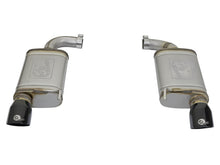Load image into Gallery viewer, aFe MACHForce XP 2.5in 409 Stainless Axle Back Exhaust w/ Black Tips 15-17 Ford Mustang I4-2.3L (t) - 49-43085-B