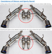 Load image into Gallery viewer, HKS 2017 Infiniti Q60 (RWD) Dual Hi-Power Titanium Tip Catback Exhaust - 31014-KN001